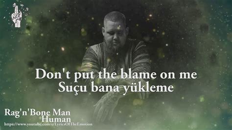 Ragn bone man human sözleri türkçe